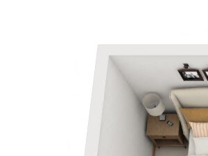 2 Bed - 1 Bath Bedroom B Layout 920 sq.ft. Two Bed One Bath